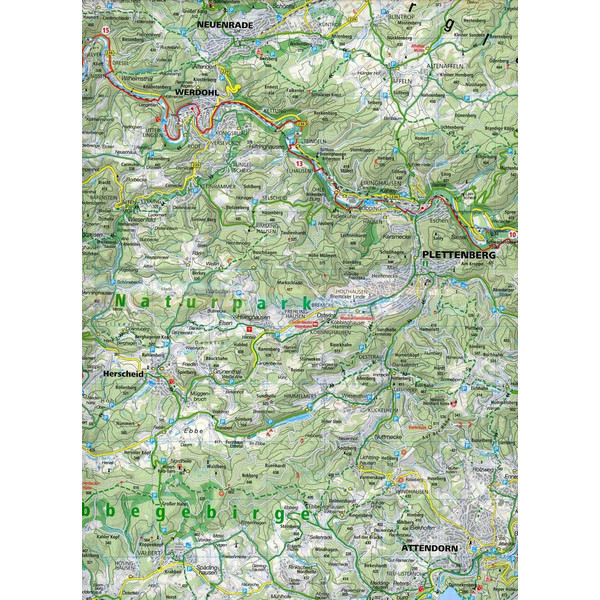 Sauerland - Arnsberger Wald 1 : 70 000 - Fahrradkarte