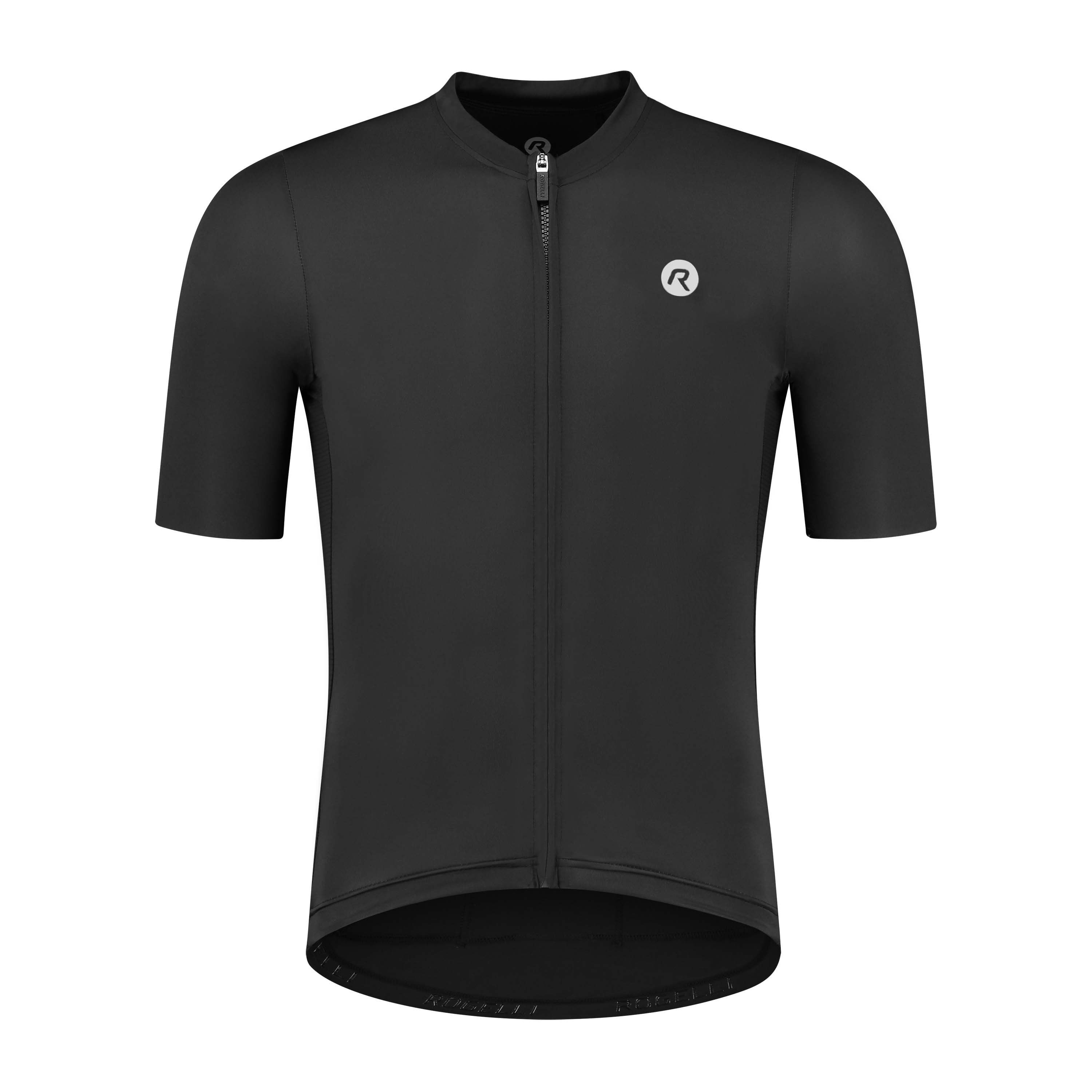 Rogelli Distance Schwarz Herren Radtrikot Kurzarm
