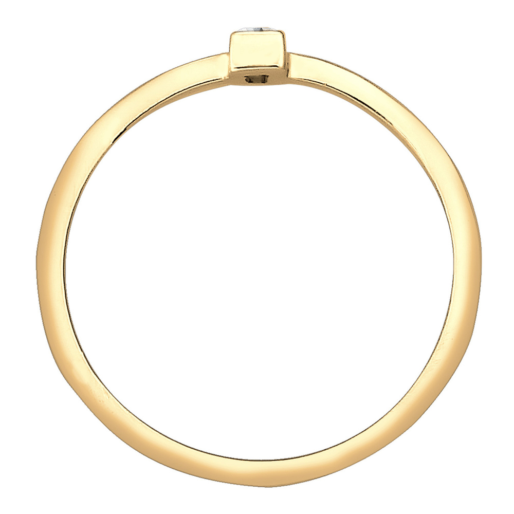 Elli PREMIUM Elli PREMIUM Bague dames avec pierre Geo Topaz Vintage en argent sterling 925 Bague