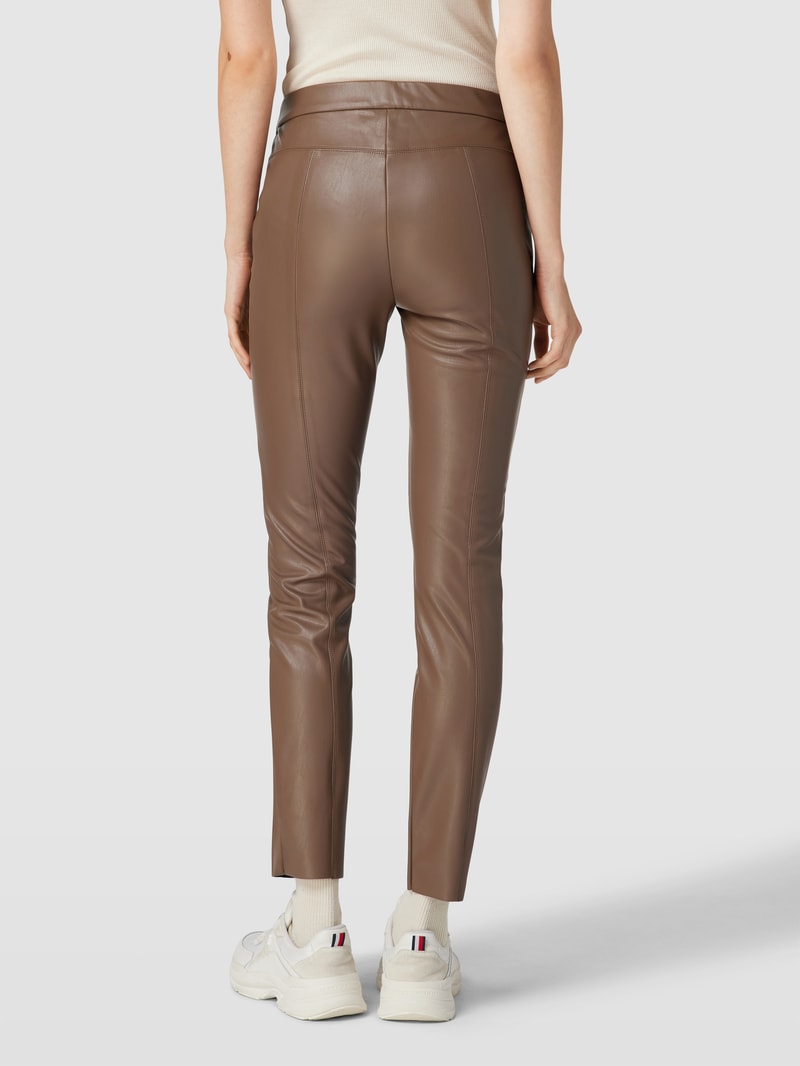 Leggings im unifarbenen Design Modell 'RESA' in hellbraun