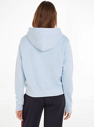 TOMMY HILFIGER Damen Hoodie REG FROSTED CORP LOGO HOODIE