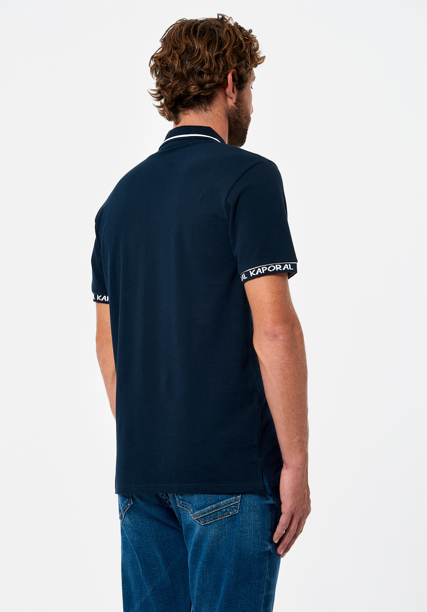 SETRO  Polo bleu marine Homme