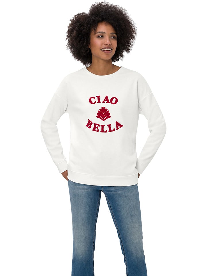 Heine Sweatshirt in Weiß günstig kaufen