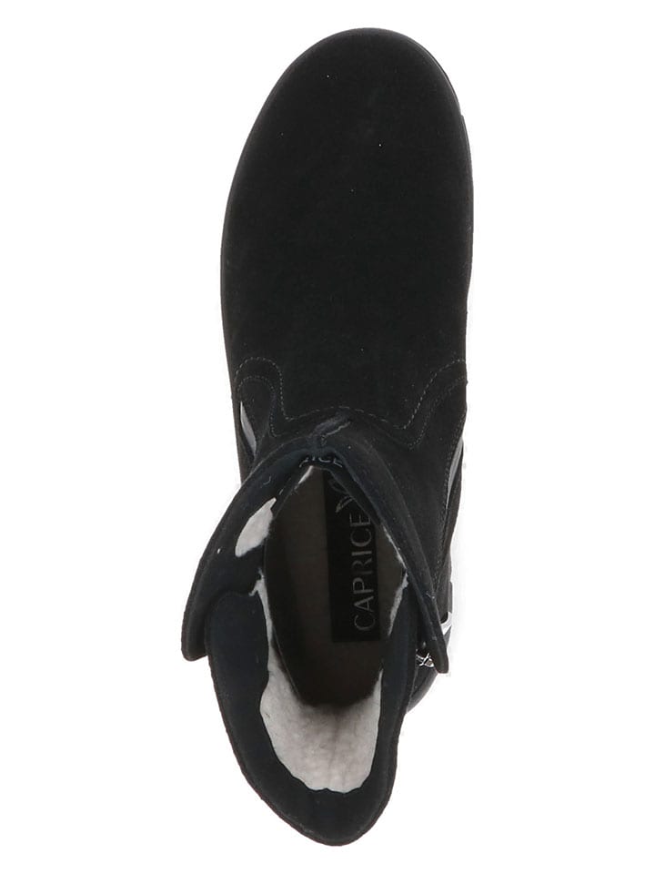 Caprice Leder-Boots in Schwarz günstig kaufen