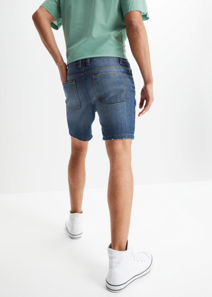 Long-Jeans-Shorts, Loose Fit