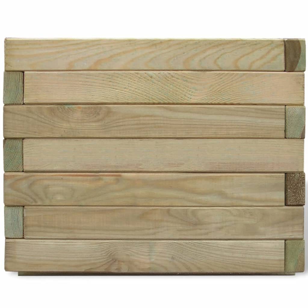 furnicato Hochbeet 50x50x40 cm Holz Quadratisch
