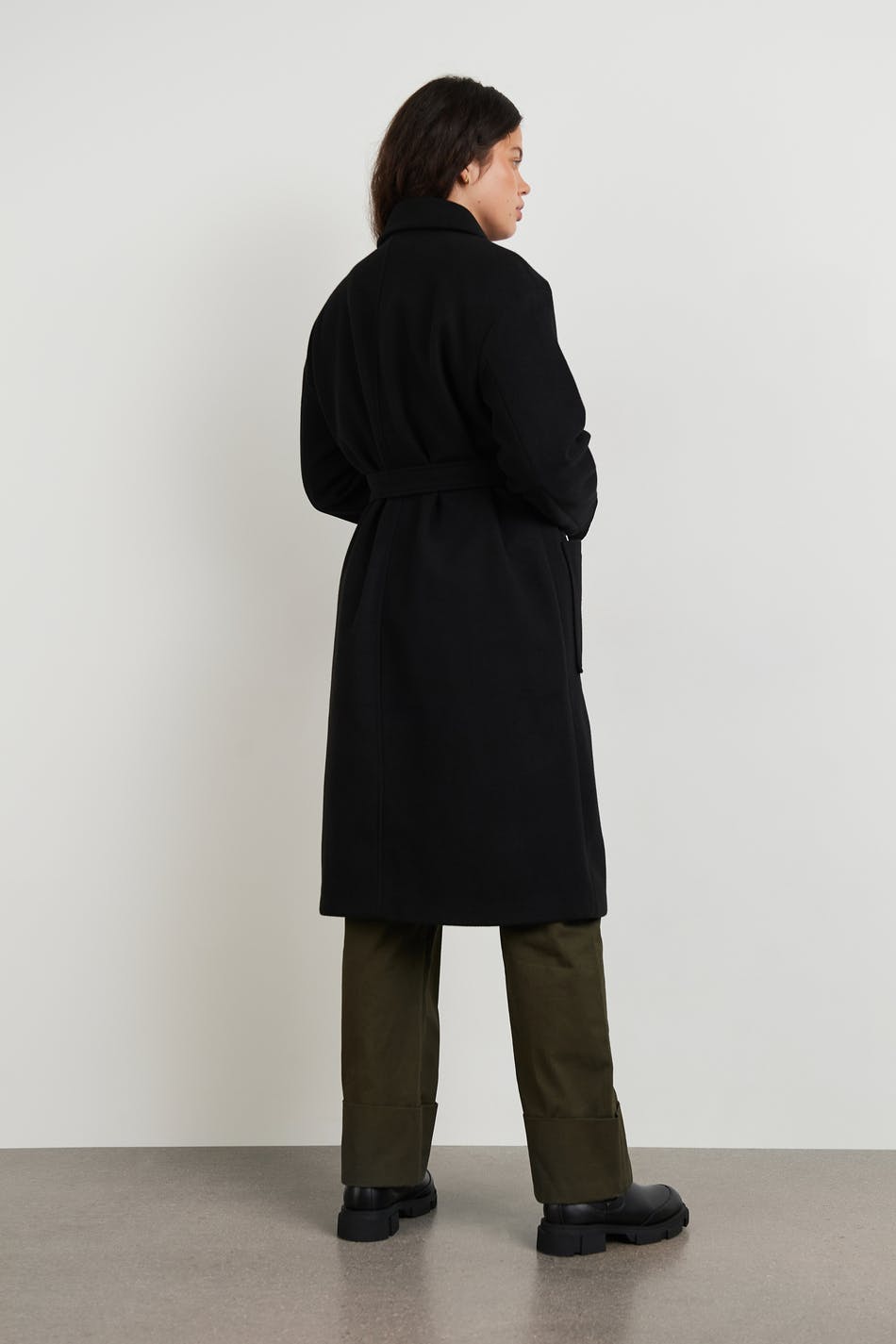 Irma belted coat