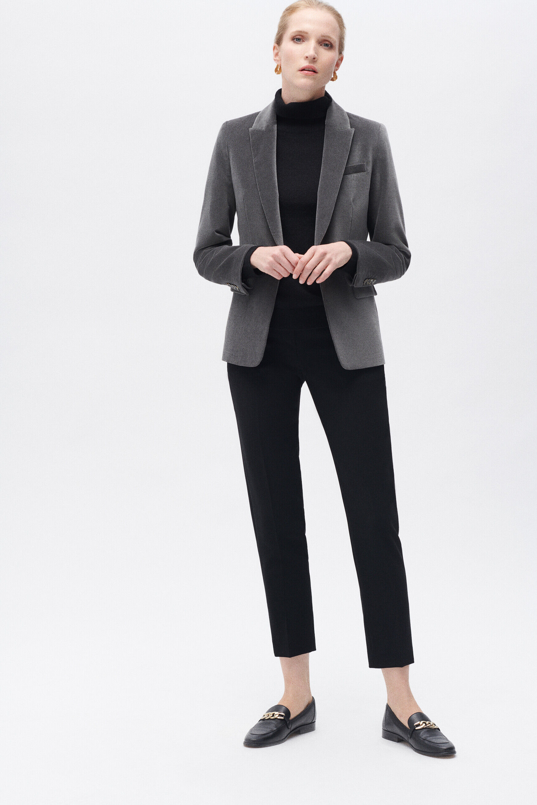 blazer aurora gris fonce femme