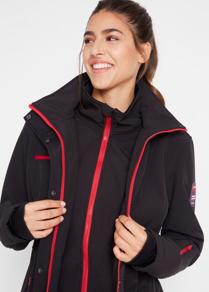 Stretch-Softshell-Longjacke