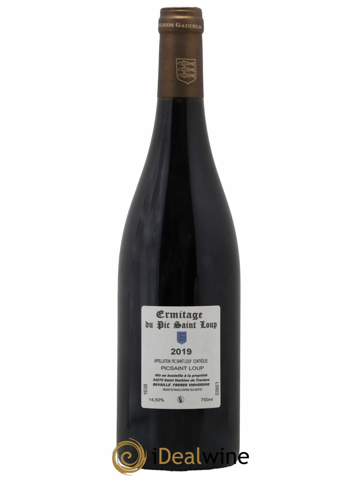 Pic Saint-Loup Héritage du Pic Saint-Loup (anciennement Ermitage) Guilhem Gaucelm  2019 - Lot de 1 Bouteille