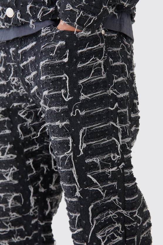Lockere zerrissene Jeans