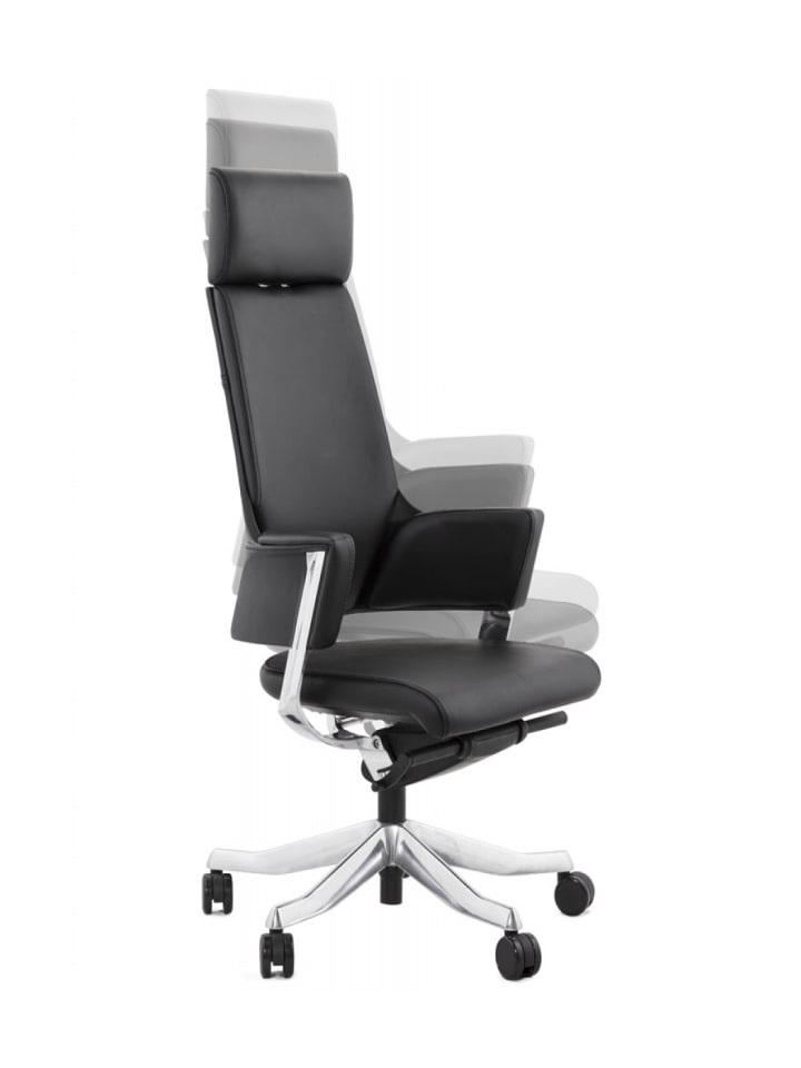 KADIMA DESIGN Ergonomischer Bürostuhl aus Echtleder | Eleganter Lederstuhl günstig kaufen onesize