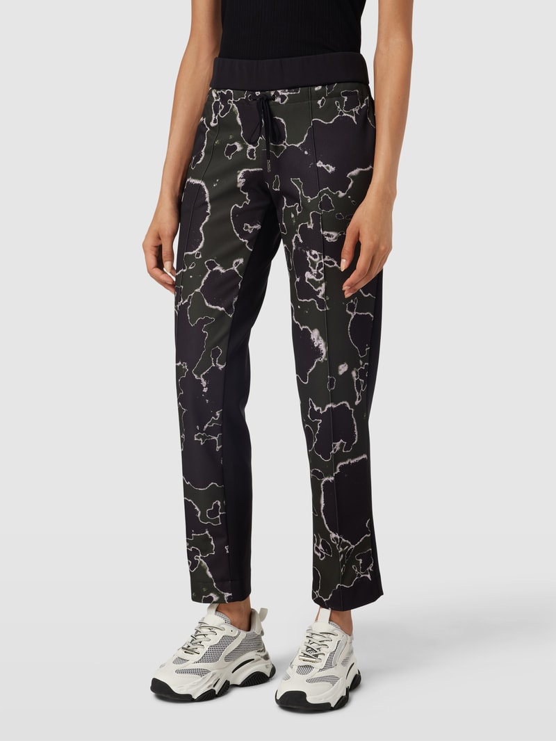 Hose mit elastischem Bund in khaki