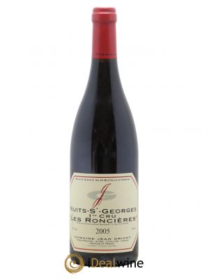 Nuits Saint-Georges 1er Cru Roncière Jean Grivot  2005 - Lot de 1 Bouteille