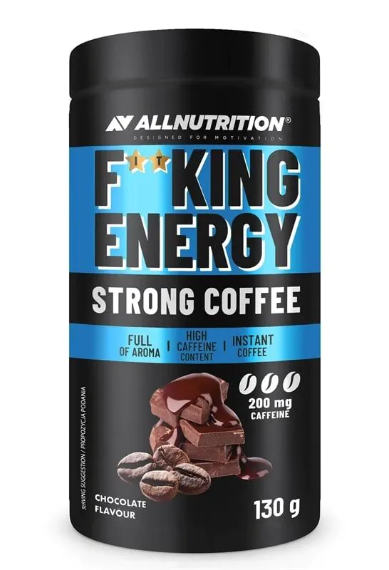 Allnutrition Fitking Energy Strong Coffee Σοκολάτα - στιγμιαίος καφές 130 γρ.