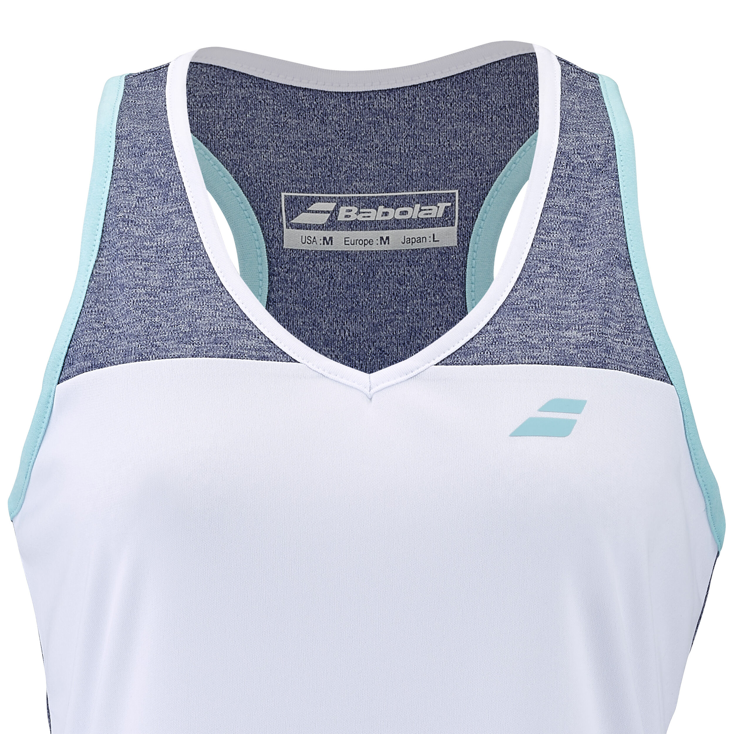 Play Tank-Top Damen - Weiß, Blau
