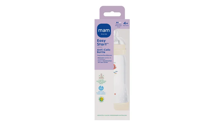 MAM Easy Start Anti-Colic, 320 ml, Clownfisch