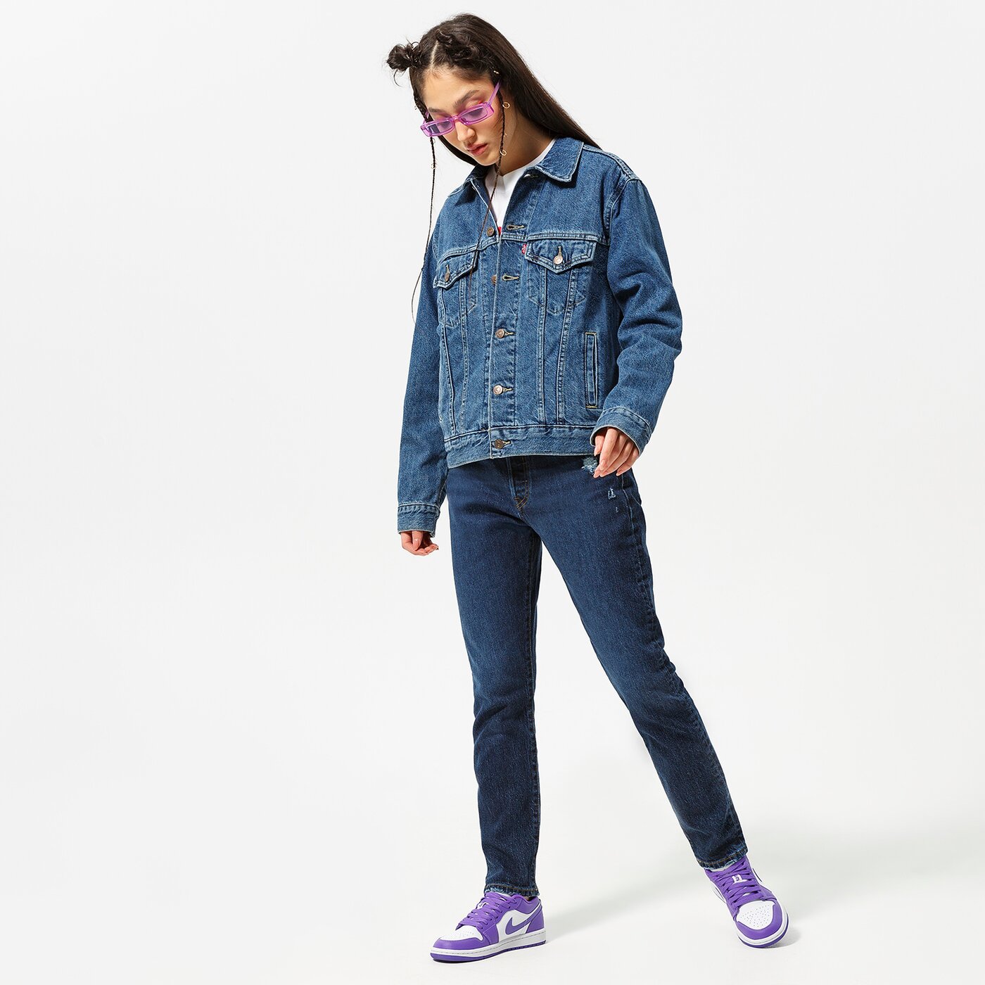 LEVI'S HOSE 501 SKINNY Dunkelblau
