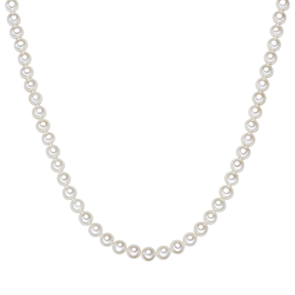 Valero Pearls Chaîne Argent sterling Perle de culture d'eau douce en Argent collier