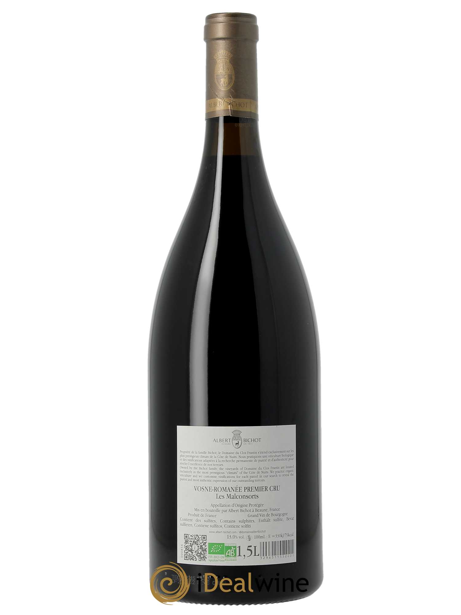 Vosne-Romanée 1er Cru Les Malconsorts Clos Frantin - Albert Bichot  2021 - Lot de 1 Magnum