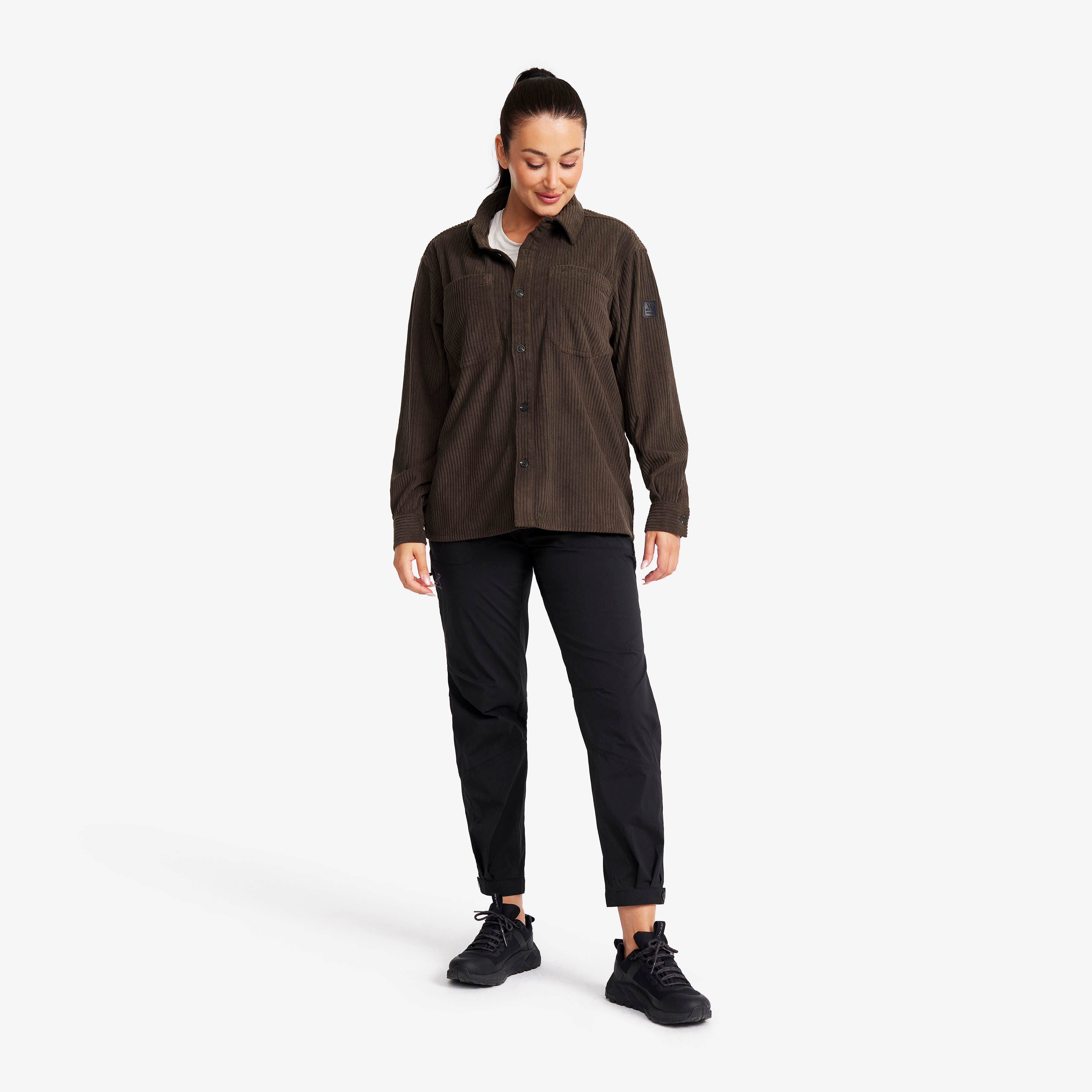 Cord Shirt Femme Mud