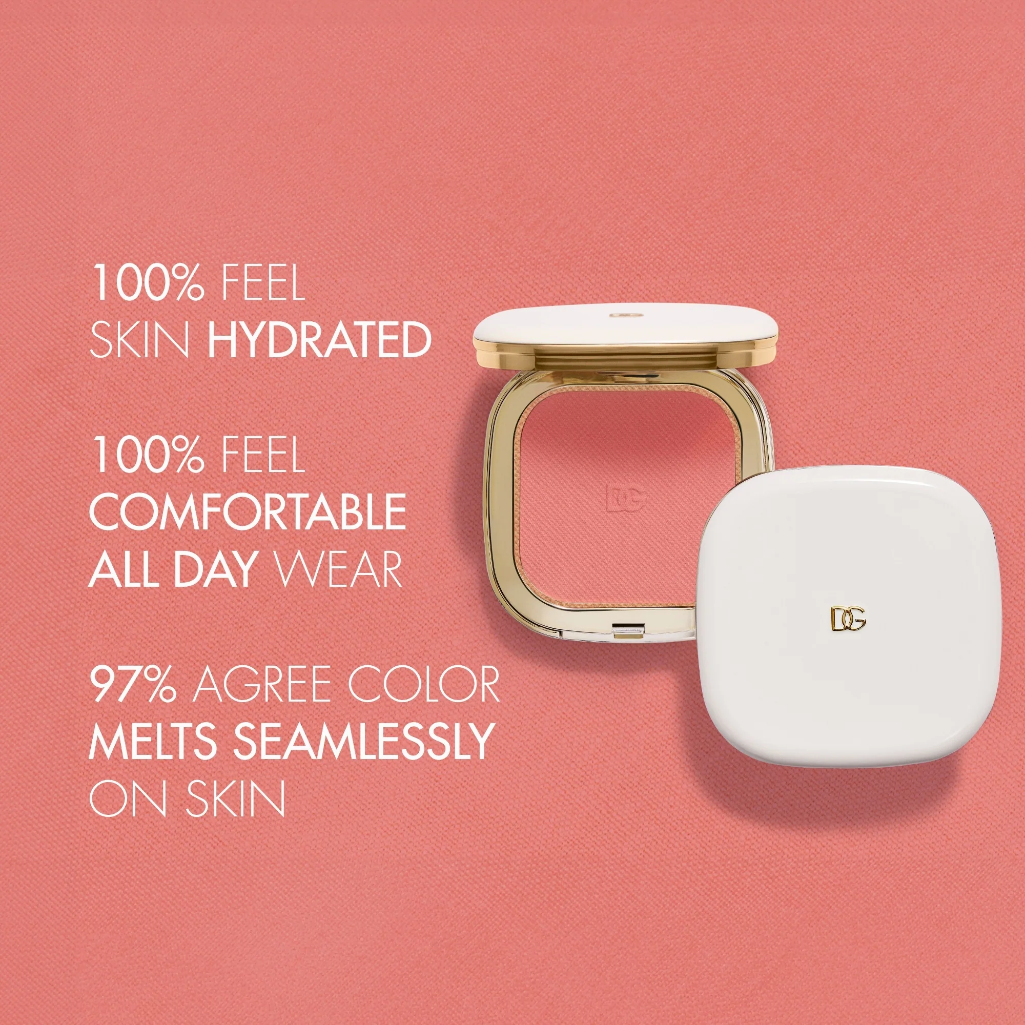 „Face Cheeks&Eyes Match“ pudros formos skaistalai ir ilgai išliekantys akių šešėliai – kompaktiški skaistalai, kompaktiški akių šešėliai