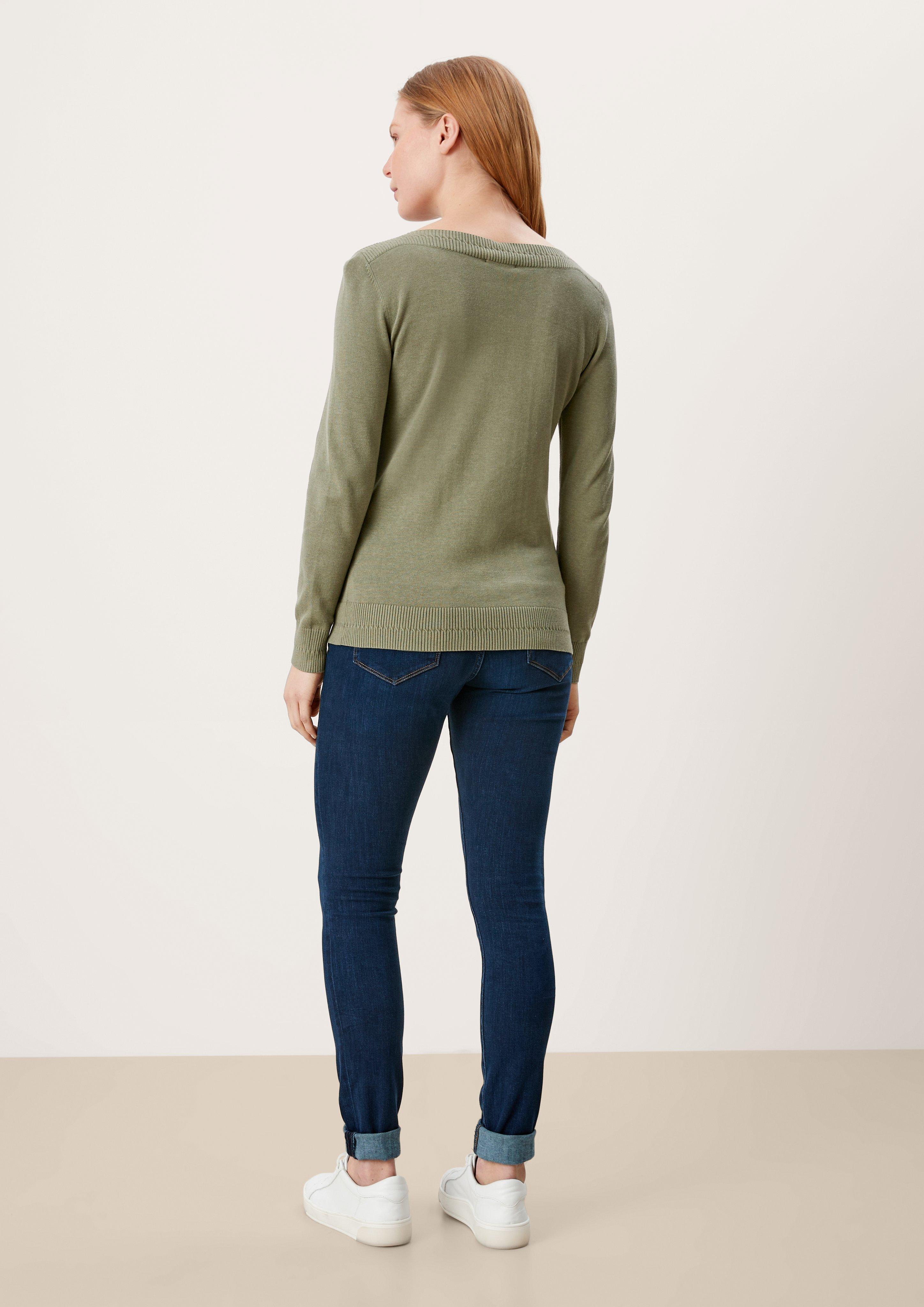 Pullover mit U-Boot-Ausschnitt  2112210-7928