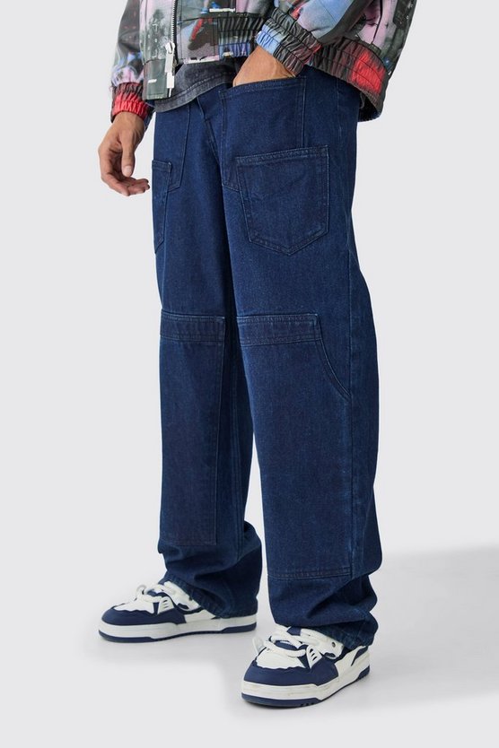 Lockere Jeans mit Taschen
