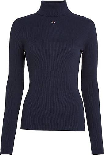 TOMMY-JEANS Damen Rollkragenpullover TJW ESSENTIAL TURTLENECK SWEATER