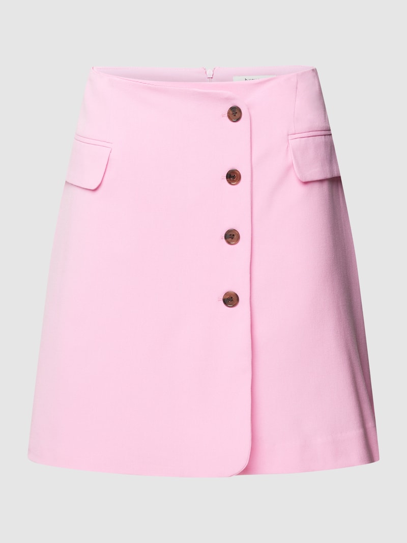 Minirock mit Knopfleiste Modell 'Danta' in pink