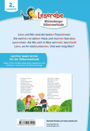 Leserabe mit Mildenberger Silbenmethode: Verknallt in Max