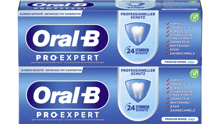 Oral-B Pro-Expert Professioneller Schutz Zahncreme Doppelpack 150 ml