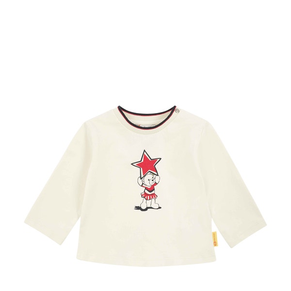 T-Shirt langarm, beige für Mädchen