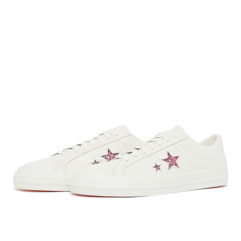 Converse x Turnstile One Star Pro Ox White/Pink/White