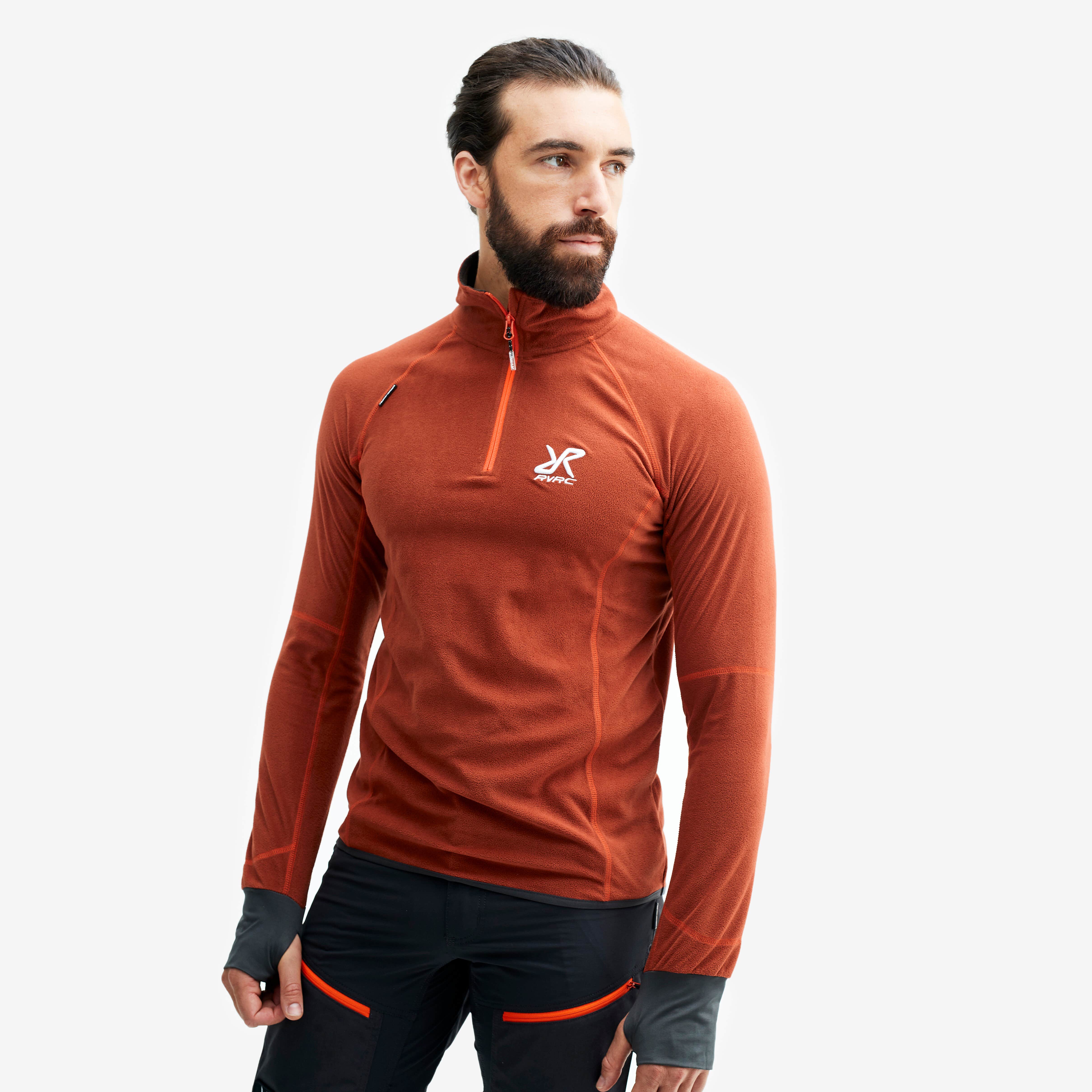 Trekker Fleece Homme Rusty Orange