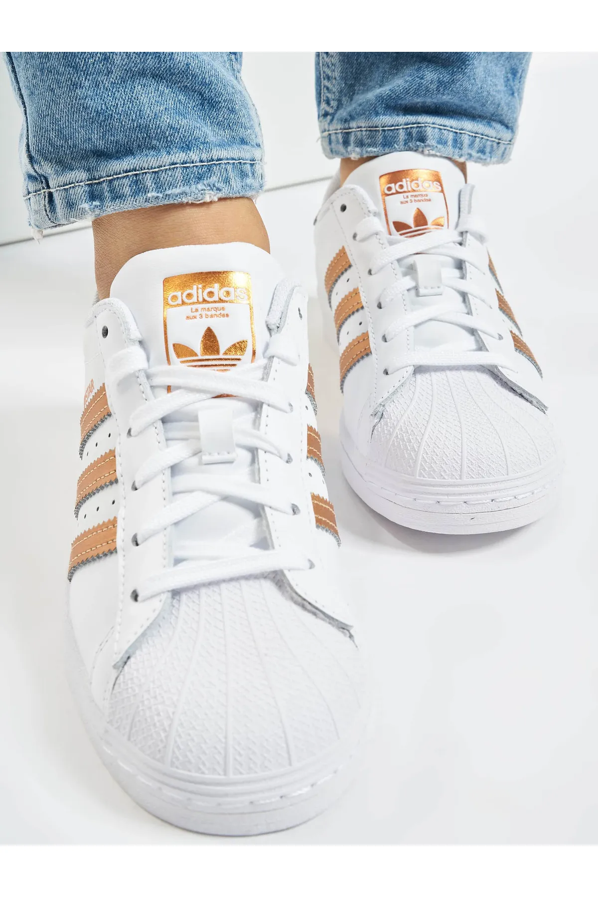 adidas  Sneaker - Weiß - Flacher Absatz