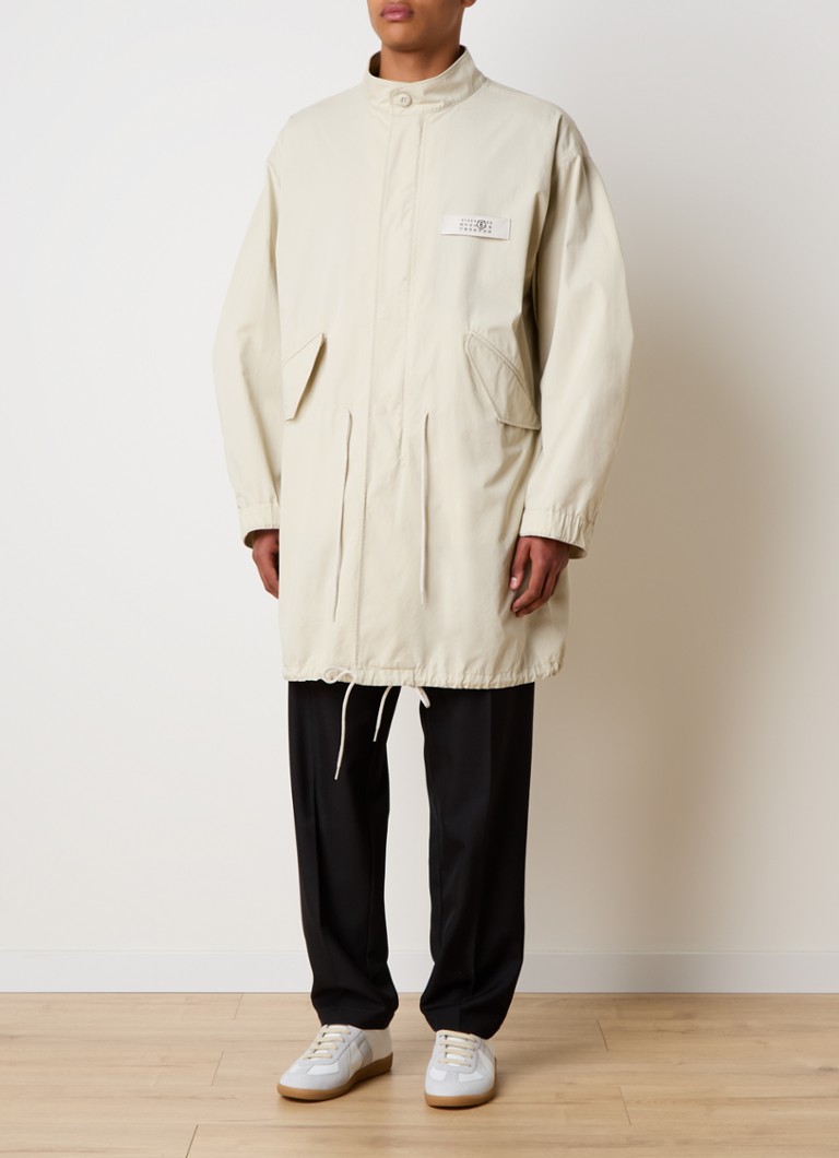 MM6 Parka with flap pockets and drawstring