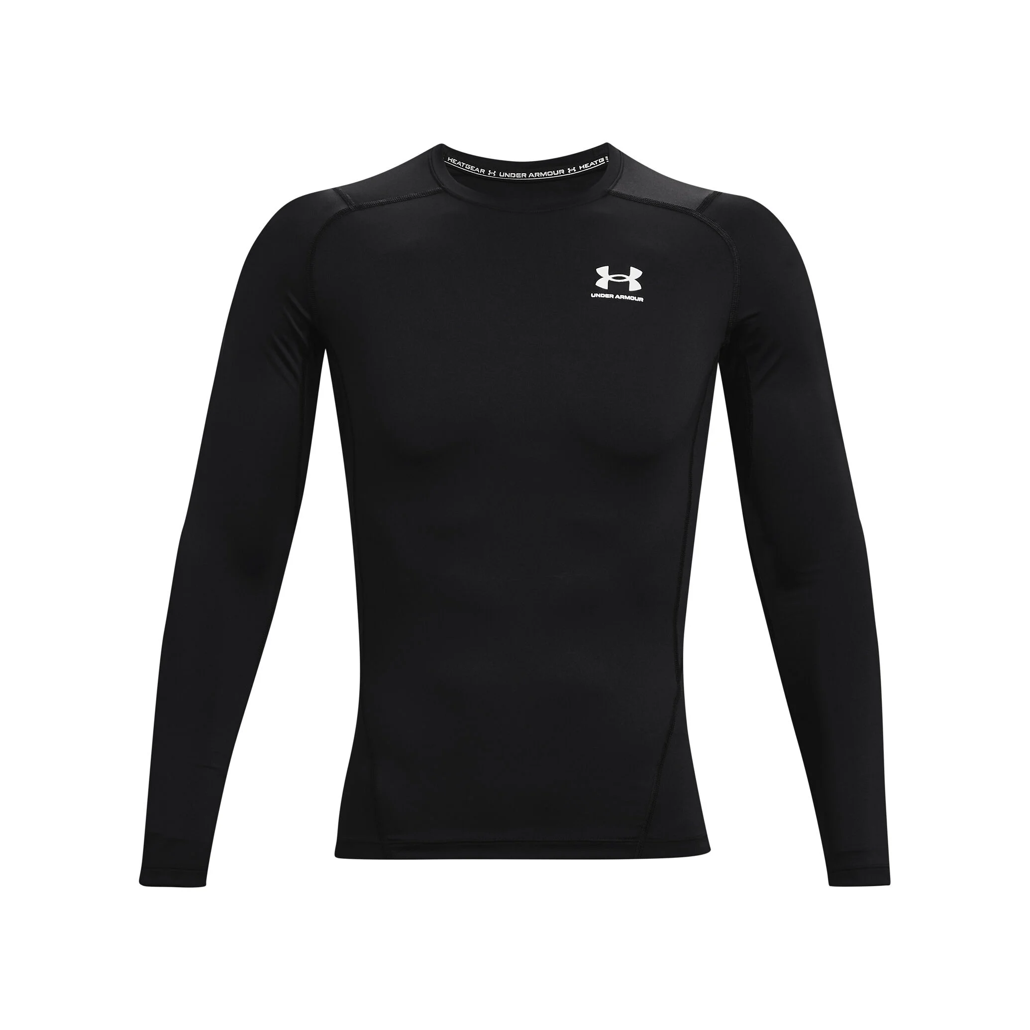 Heatgear Comp Longsleeve Herren - Schwarz, Weiß