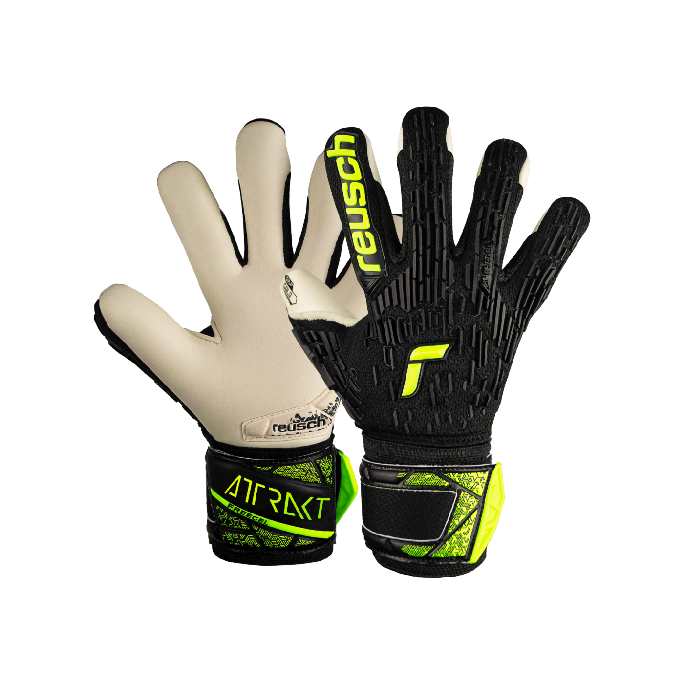Reusch Attrakt Freegel Gold Finger Support TW-Handschuhe Kids F7752