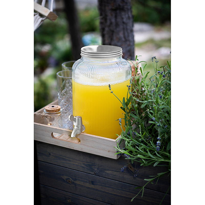 Cuisine Drikkedispenser 6 l glass m/kran