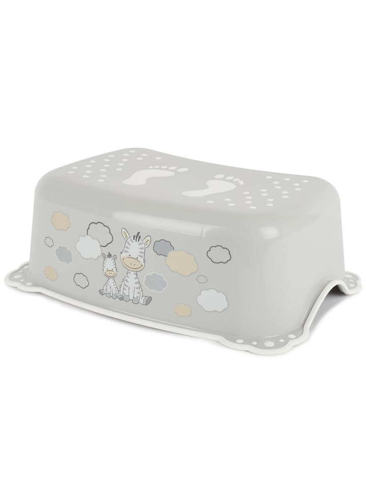 Bieco Spielwaren Tritthocker Anti-Rutsch Zebra - ab 12 Monate in Weiß günstig kaufen onesize