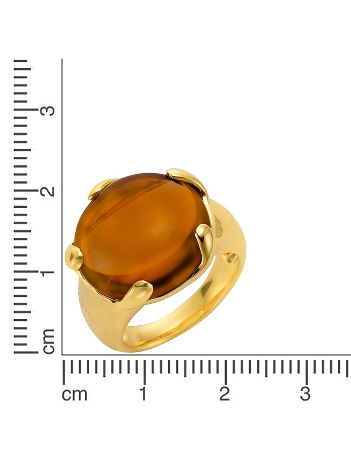 Jamelli Vergold. Ring mit Edelstein günstig kaufen
