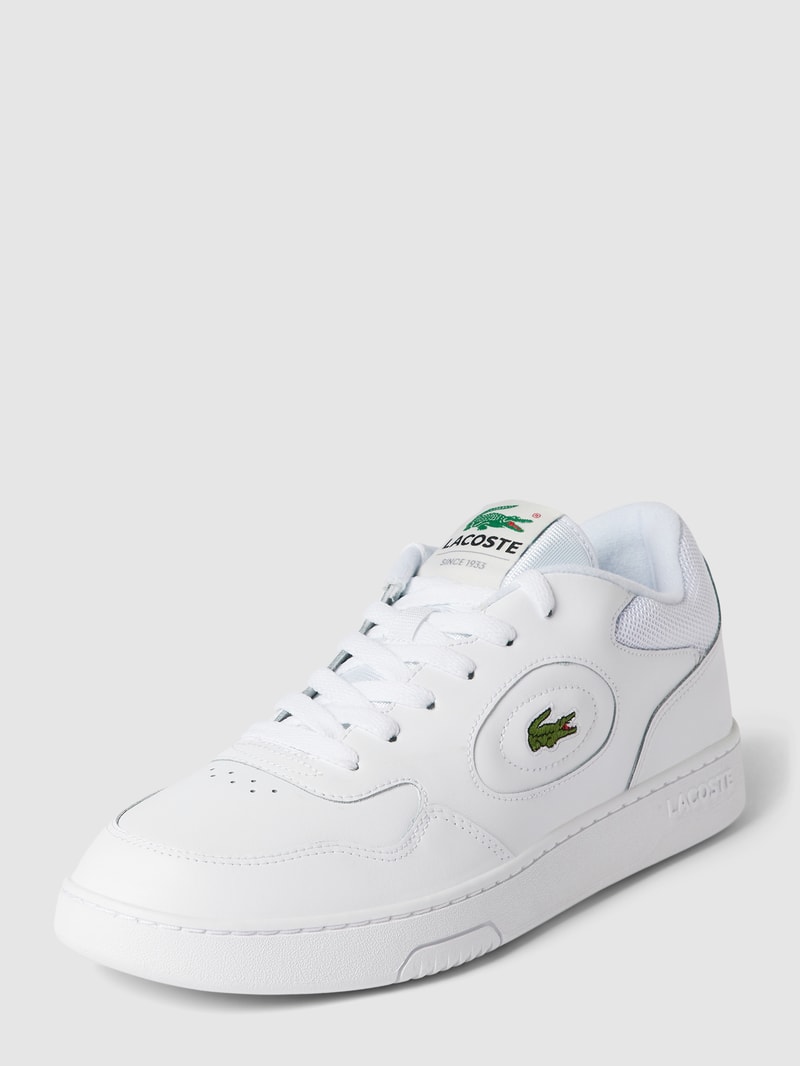 Sneaker aus echtem Leder Modell 'LINESET' in weiß