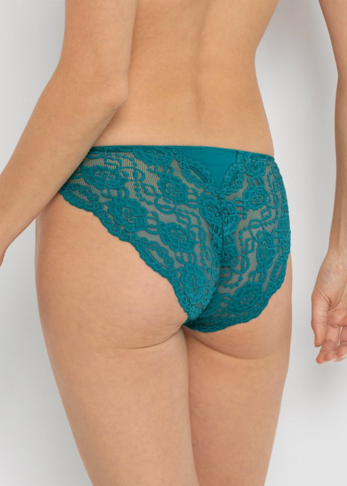 Slip (4er Pack) mit Spitze