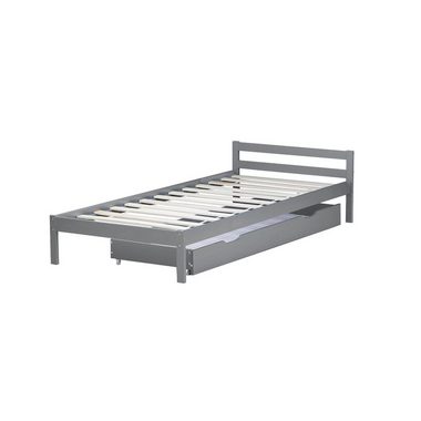 Homestyle4u Bettschubkasten Bettkasten Holz Schublade Bettauszug