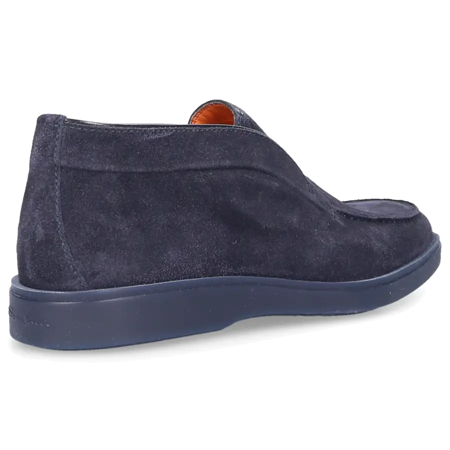Santoni - Stiefeletten DESERT BOOT Veloursleder - blau