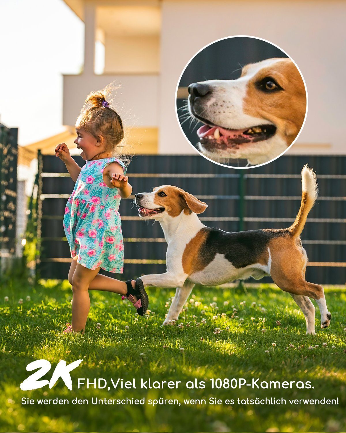 COOAU 2K Überwachungskamera Aussen WLAN,355°/90° Schwenkbar IP Kamera IP66 Überwachungskamera (AuBenbereich, 4 Geräte Gleichzeitig,Mit der Familie teilen,All-in-1 APP,Alexa, Mensch Bewegungsmelder,Automatische Verfolgung,Farbige Nachtsicht,3MP, 24/7