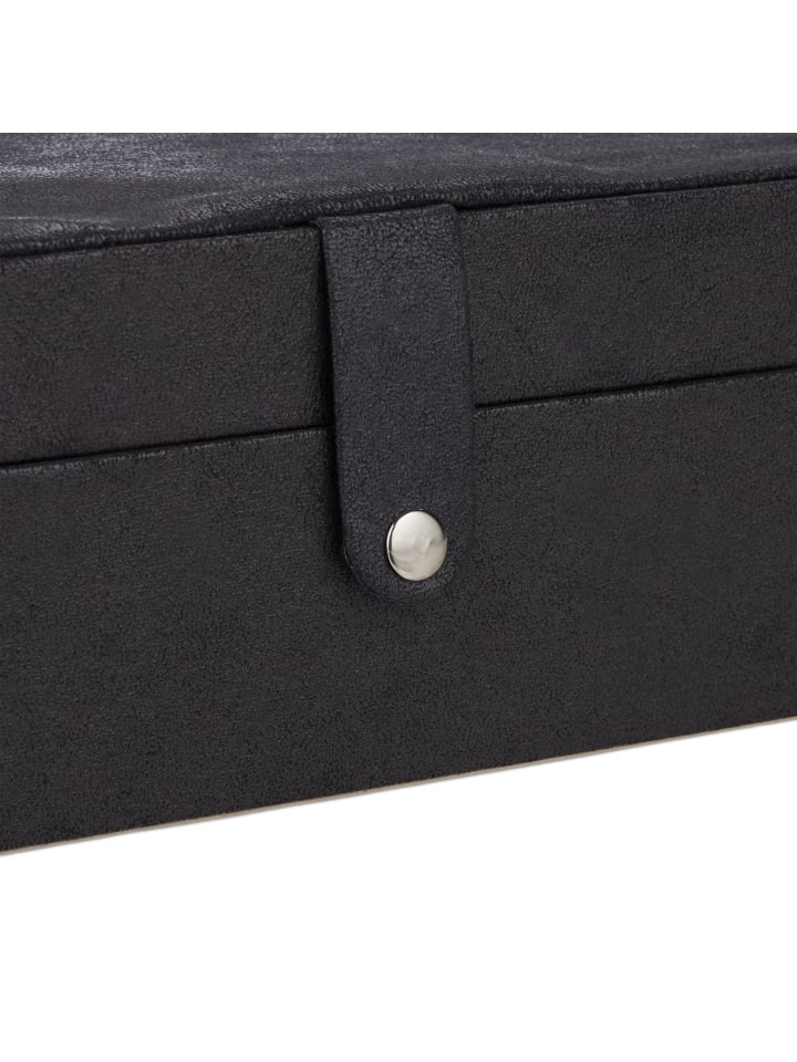 relaxdays Schmuckkästchen in Schwarz- (B)29 x (H)10 x (T)20 cm günstig kaufen onesize