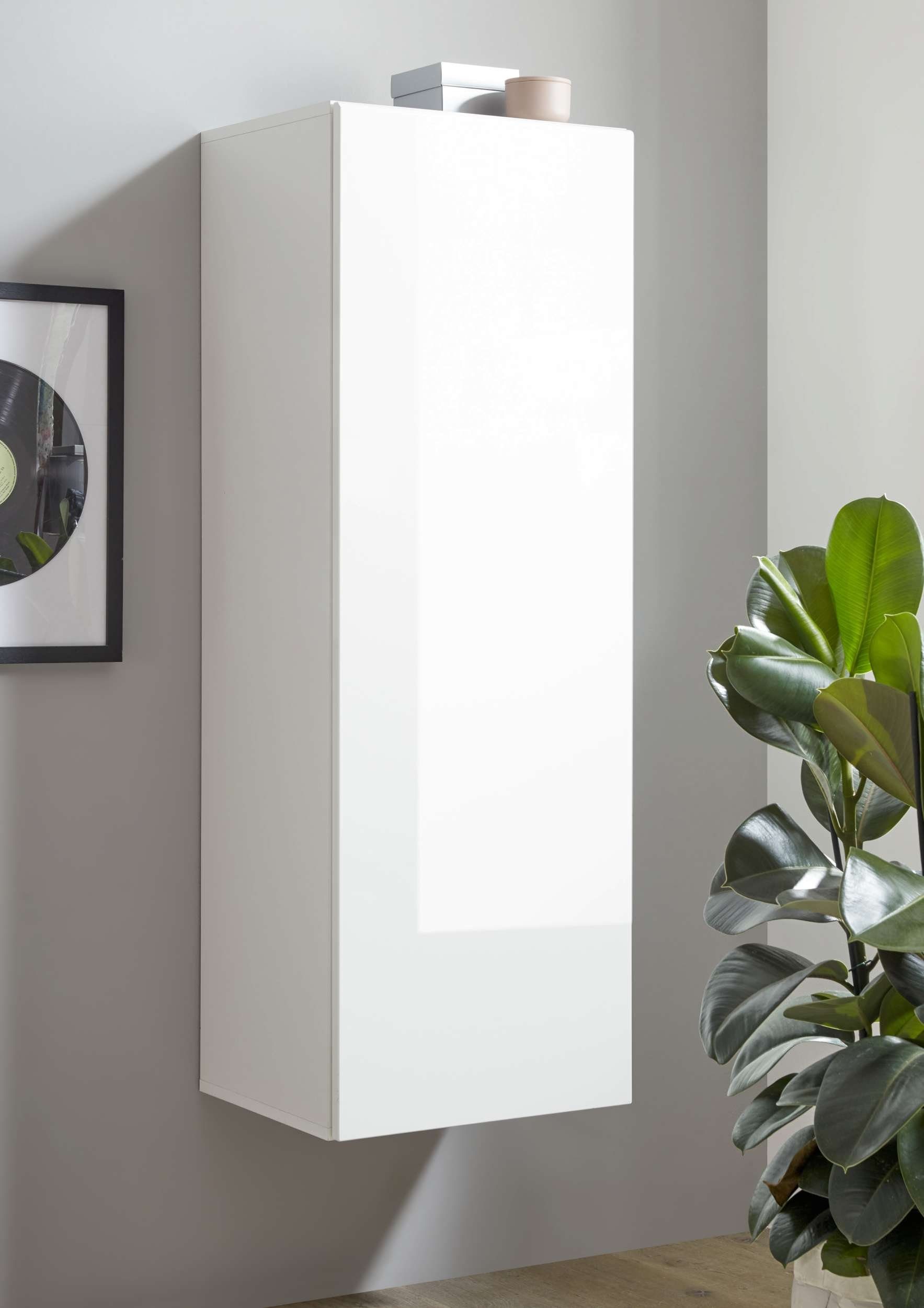Stylefy Wohnwand Keymen, (Set (5-St), Wohnzimmer-Set), 5-teilig, mit Push-to-Open, MDF, variabel hängbar, Modern Design