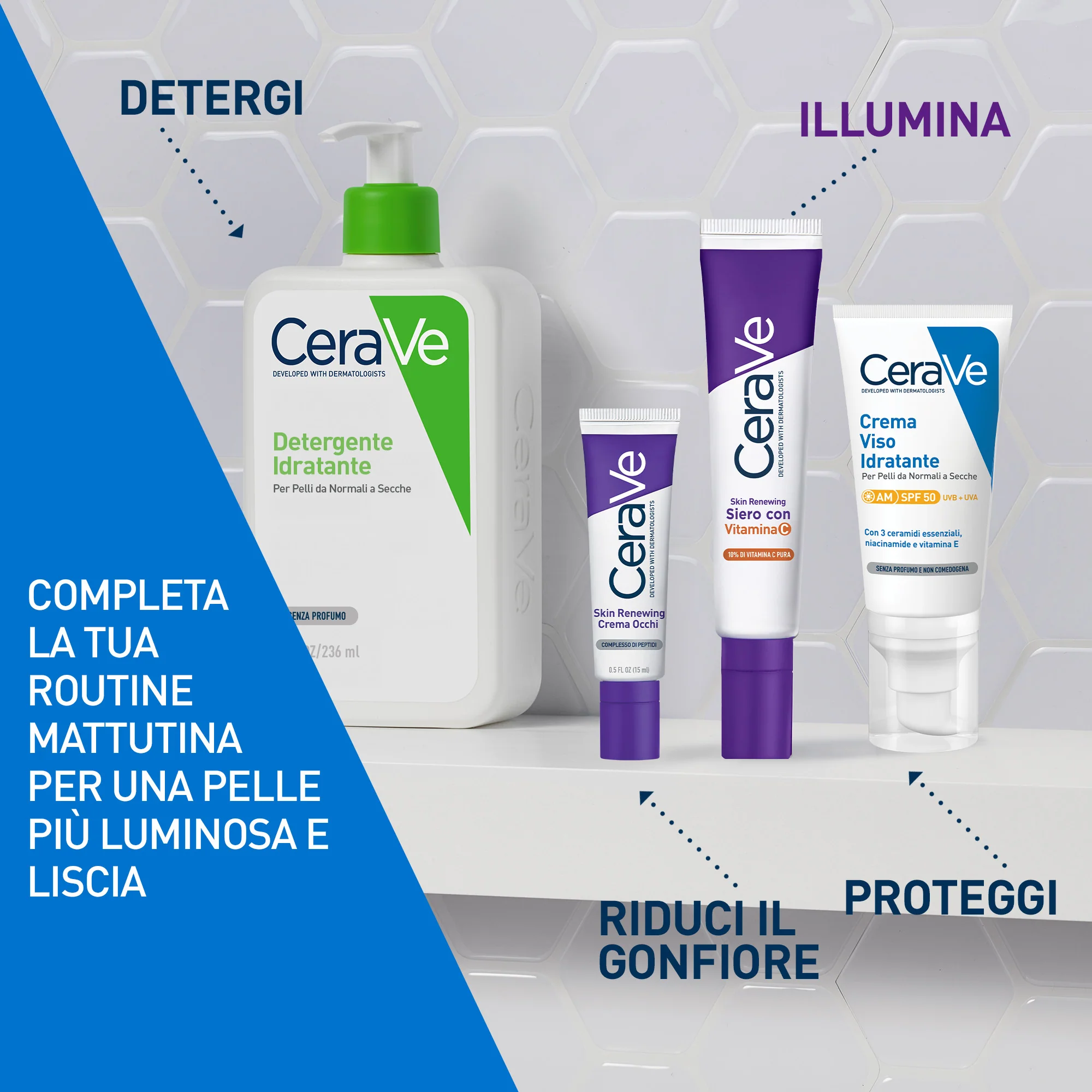 Sérum facial antiedad con vitamina C para renovar la piel - Sérum facial iluminador, sérum facial para los primeros signos de la enfermedad, tratamiento regenerador
